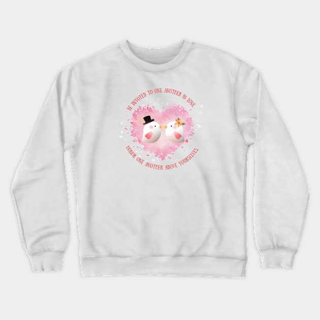 Bible Verse Love Birds Crewneck Sweatshirt by Mission Bear